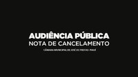 Nota: Cancelamento da Audiência Pública do Plano de Recuperação da Barragem do Bezerro.